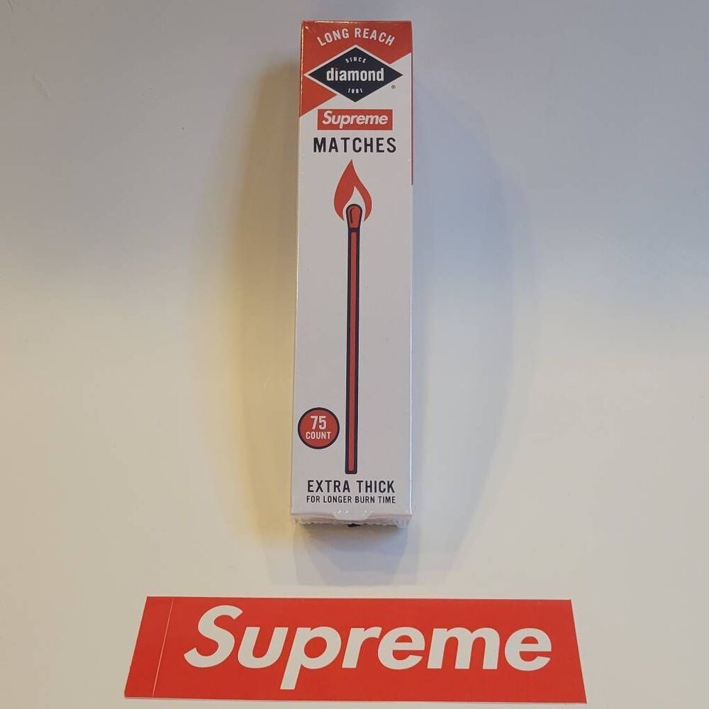 Supreme x Diamond matches - 1 pack of 75